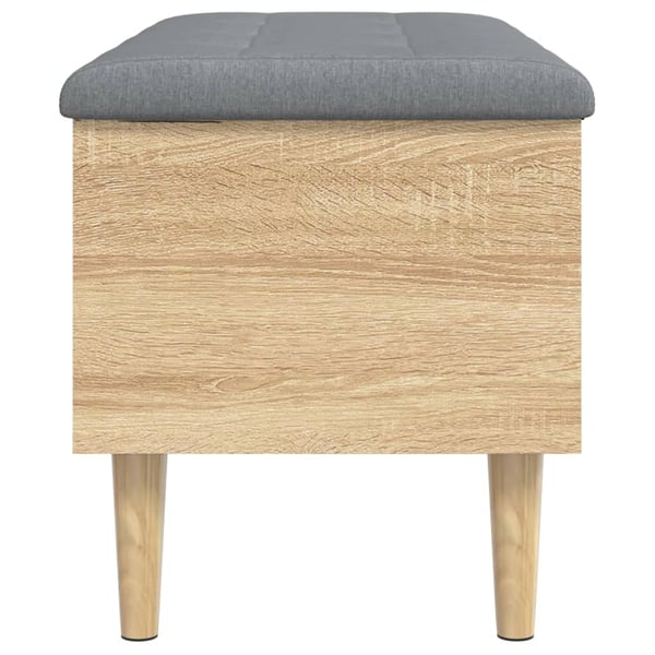 vidaXL skobænk 82x42x46 cm konstrueret træ sonoma-eg