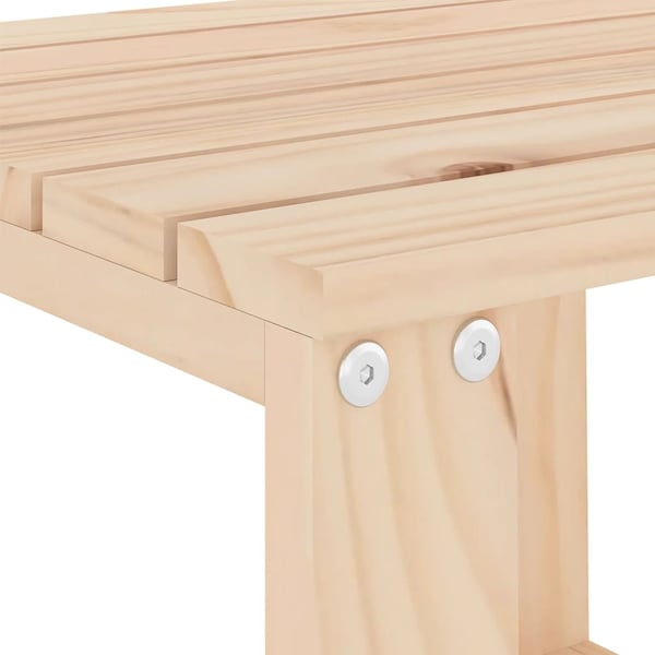 vidaXL Ulkosivupöytä 40x38x28,5 cm täysi mänty