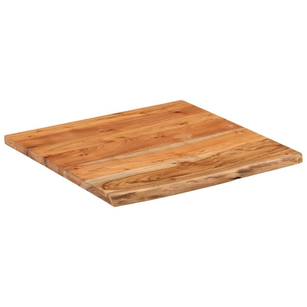 vidaXL skrivebordsplade 80x80x2,5 cm firkantet massivt akacietræ
