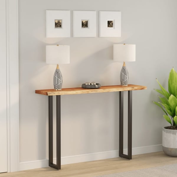 vidaXL bordplade 140x30x3,8 cm rektangulær massivt akacietræ