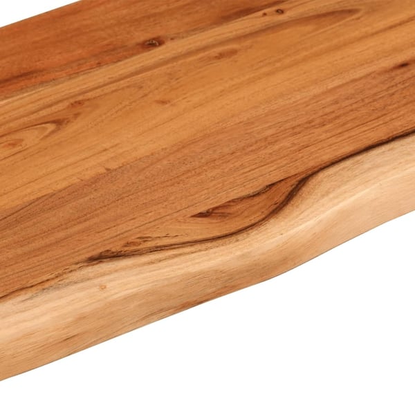 vidaXL bordplade 140x40x2,5 cm rektangulær massivt akacietræ