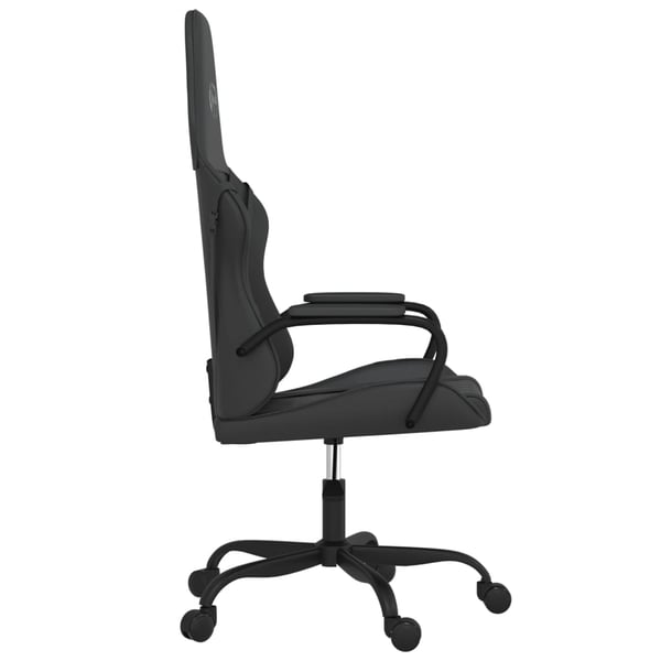 vidaXL gamingstol med massagefunktion kunstlæder sort