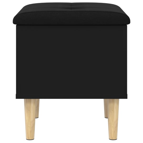 vidaXL opbevaringsbænk 42x42x46 cm konstrueret træ sort