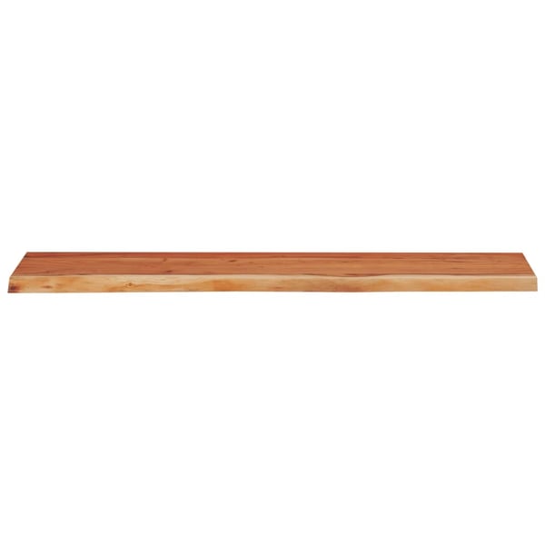 vidaXL Vegghylle 120x40x3,8 cm rektangulær heltre akasie naturlig kant