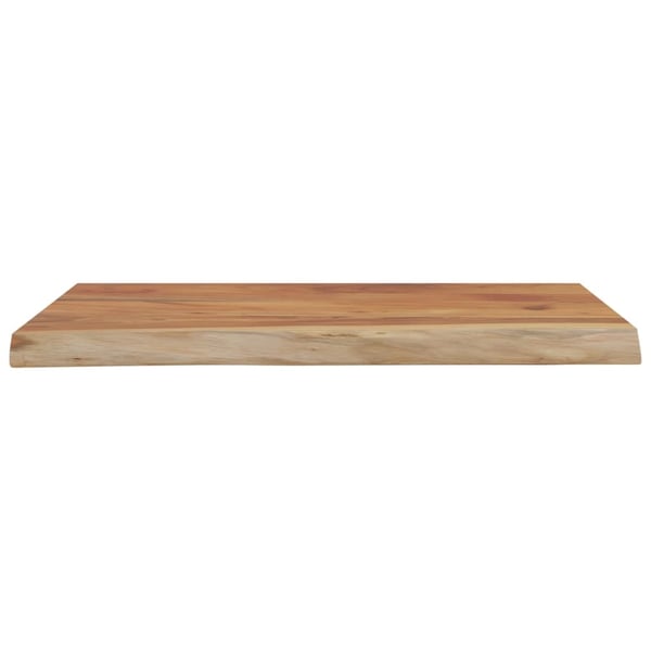 vidaXL Vegghylle 40x30x3,8 cm rektangulær heltre akasie naturlig kant