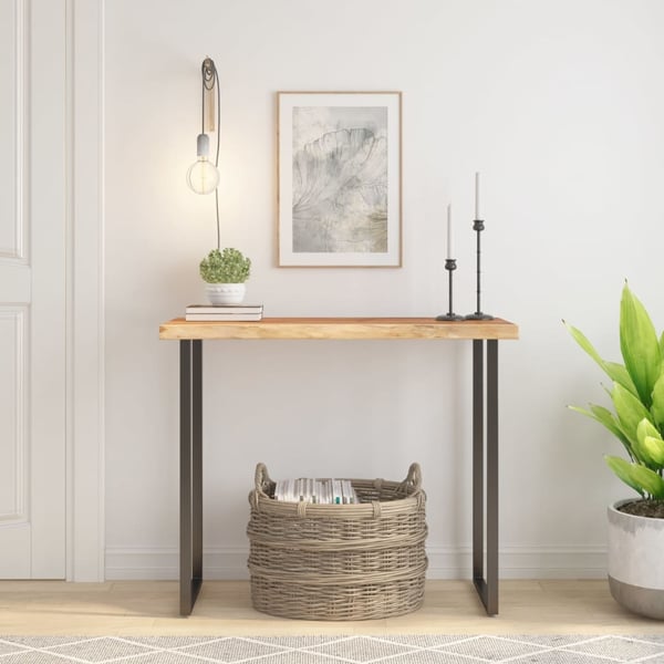 vidaXL bordplade 100x40x3,8 cm rektangulær massivt akacietræ