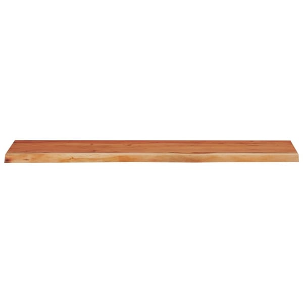 vidaXL væghylde 110x30x3,8 cm rektangulær massivt akacietræ