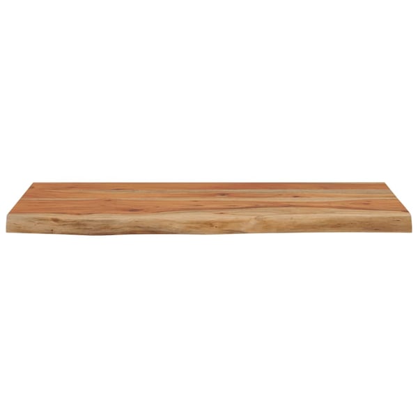 vidaXL Vegghylle 40x20x3,8 cm rektangulær heltre akasie naturlig kant