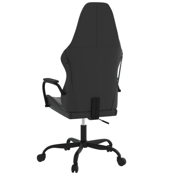 vidaXL gamingstol m. massagefunktion kunstlæder sort og grå