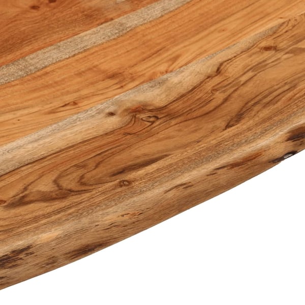 vidaXL Benkeplate for bad 60x60x3,8 cm firkantet heltre akasie