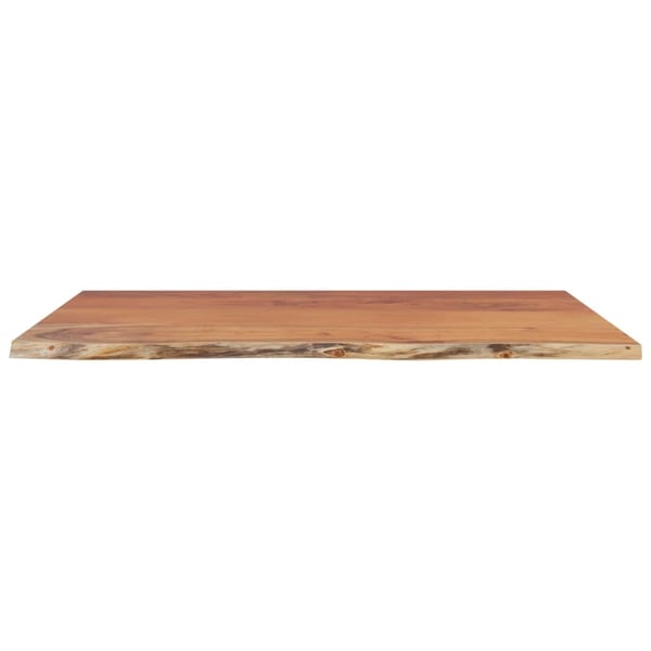 vidaXL Benkeplate for bad 90x60x2,5 cm rektangulær heltre akasie