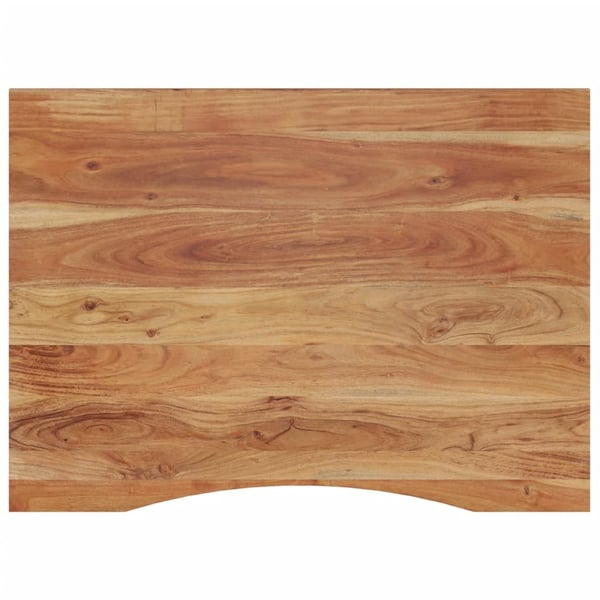 vidaXL Skrivebordsplate 110x80x2,5 cm rektangulær heltre akasie