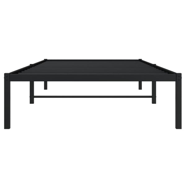 vidaXL Sengeramme i metall svart 100x200 cm