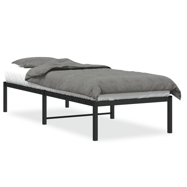 vidaXL Sengeramme i metall svart 80x200 cm