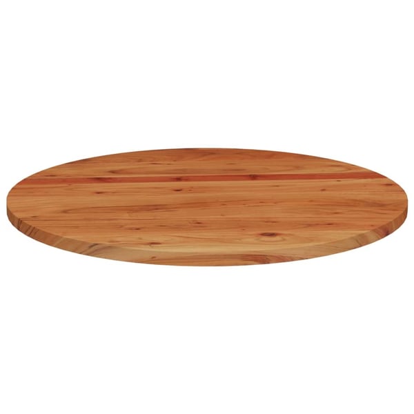 vidaXL Bordplate Ø70x2,5 cm rund heltre akasie