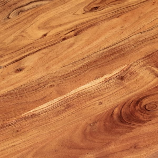 vidaXL Bordsskiva 100x40x3,8 cm oval massivt akaciaträ