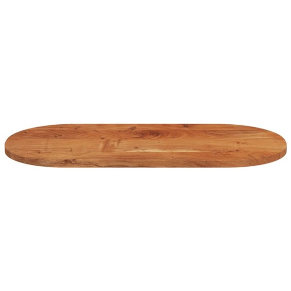 vidaXL bordplade 80x40x3,8 cm oval massivt akacietræ