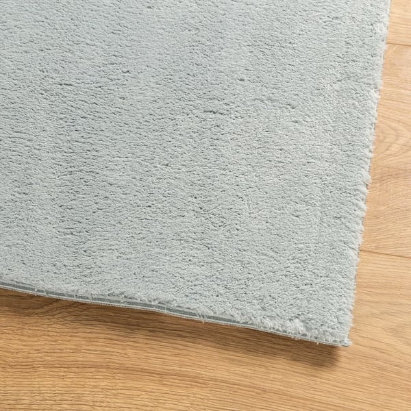 vidaXL Teppe HUARTE kort luv mykt og vaskbart blå 80x250 cm