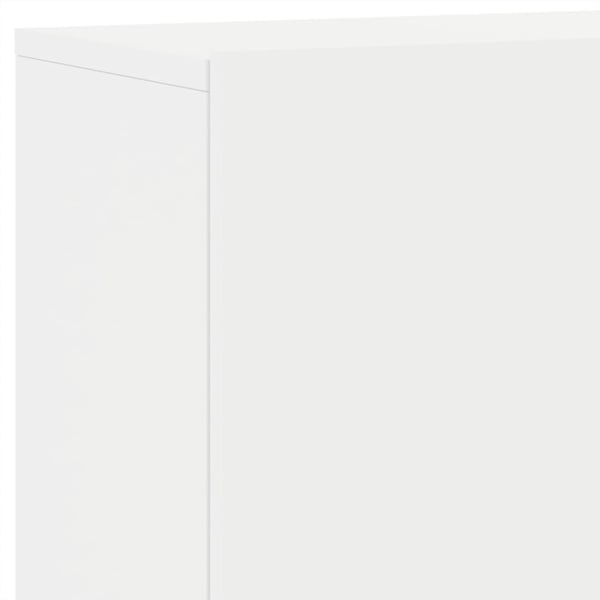 vidaXL Vegghengt TV-benk hvit 100x30x41 cm