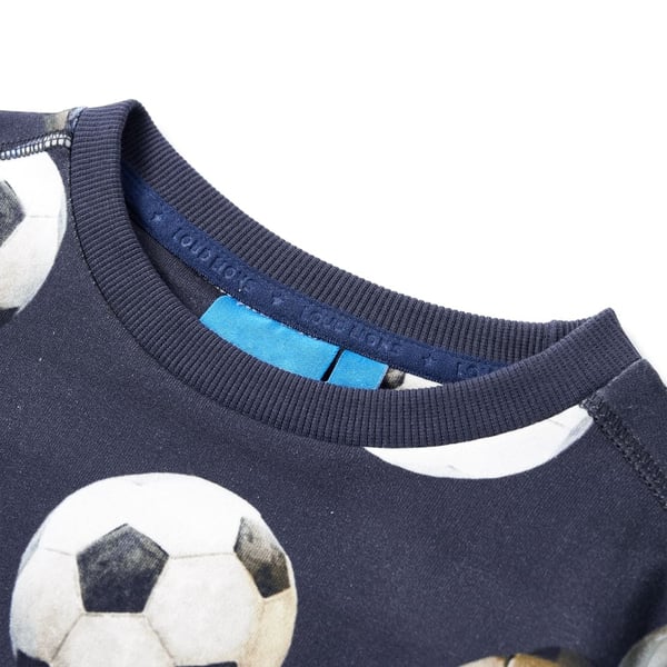 vidaXL Sweatshirt til børn str. 128 marineblå