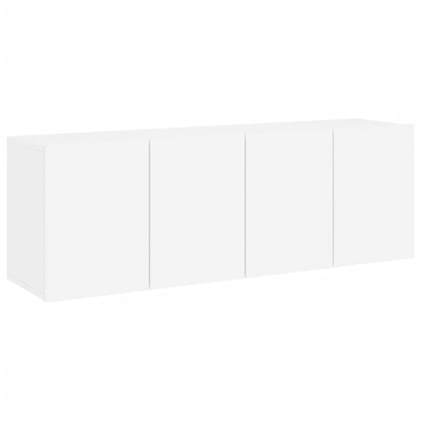 vidaXL TV-kaapit seinäkiinnitettävä 2 kpl valkoinen 60x30x41 cm