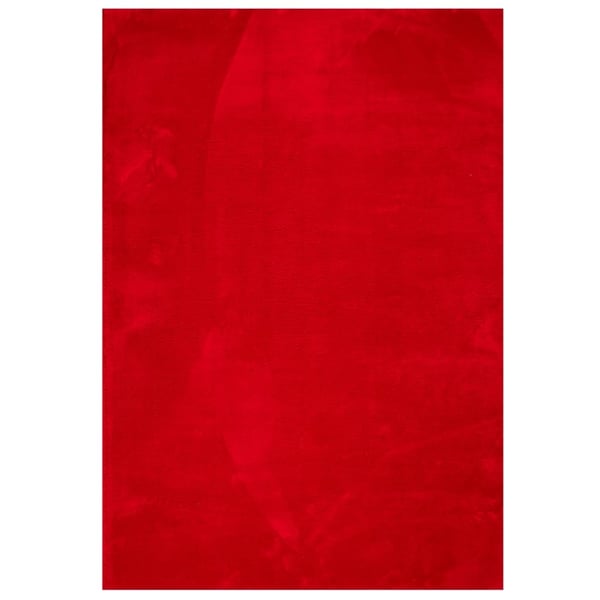 vidaXL Teppe HUARTE kort luv mykt og vaskbart rød 160x230 cm
