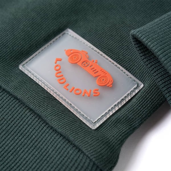 vidaXL Sweatshirt til børn str. 116 mørkegrøn