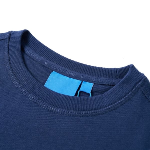 vidaXL Sweatshirt til børn str. 116 marineblå