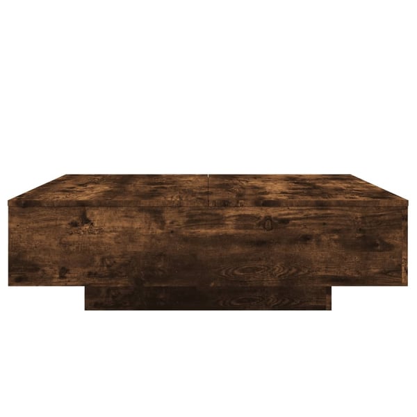 vidaXL Salongbord røkt eik 100x100x31 cm konstruert tre