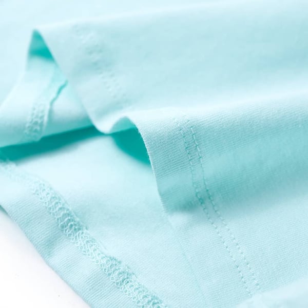 vidaXL T-skjorte for barn lyse aqua 116