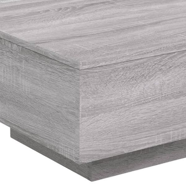 vidaXL Salongbord grå sonoma 55x55x31 cm konstruert tre
