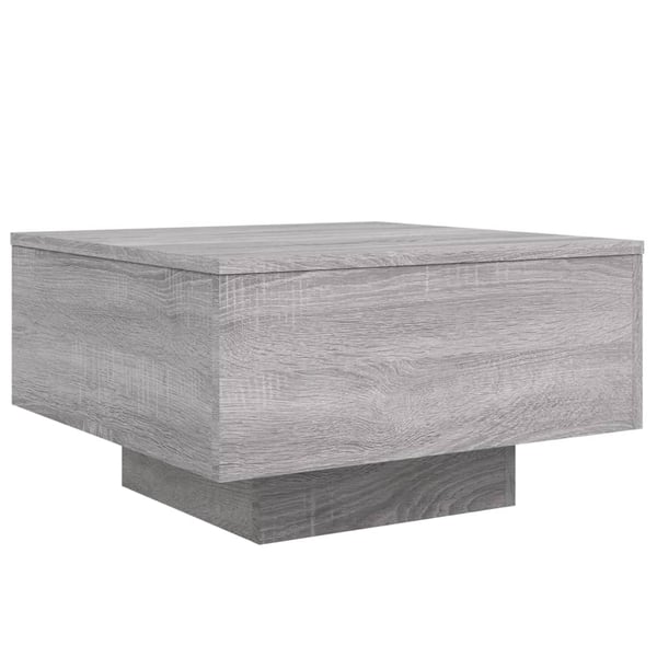 vidaXL Salongbord grå sonoma 55x55x31 cm konstruert tre