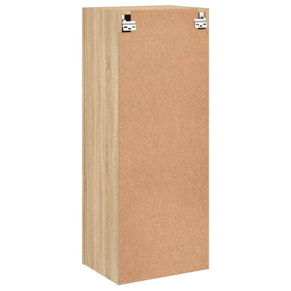 vidaXL Vegghengt TV-benk sonoma eik 40,5x30x102 cm konstruert tre