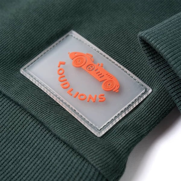vidaXL Sweatshirt til børn str. 128 mørkegrøn