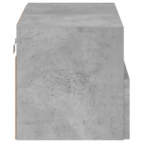 vidaXL Vegghengt TV-benk betonggrå 60x30x30 cm konstruert tre