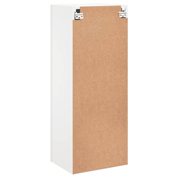 vidaXL Vegghengt TV-benk hvit 40,5x30x102 cm konstruert tre