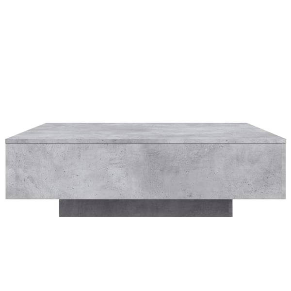 vidaXL Salongbord betonggrå 100x100x31 cm konstruert tre