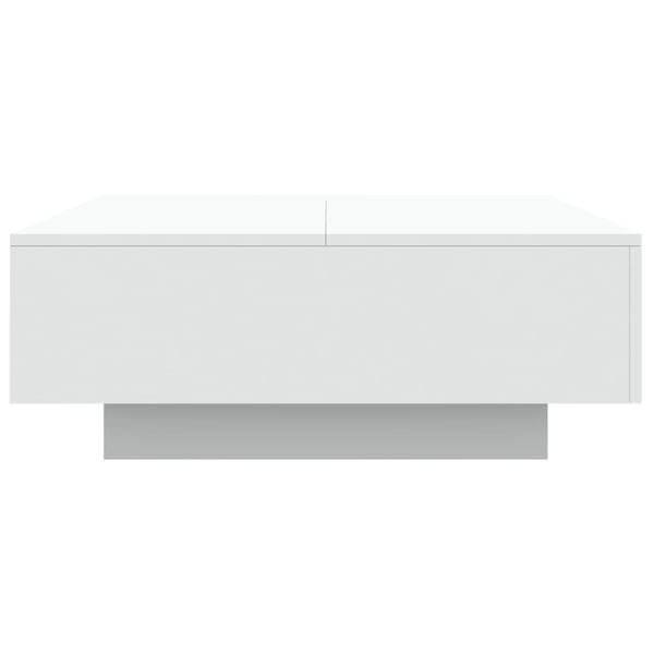 vidaXL sofabord 80x80x31 cm spånplade hvid