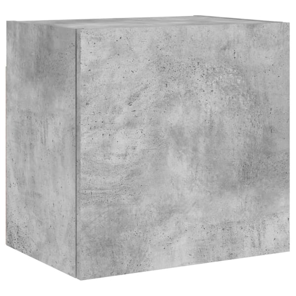 vidaXL Vegghengt TV-benk betonggrå 40,5x30x40 cm konstruert tre