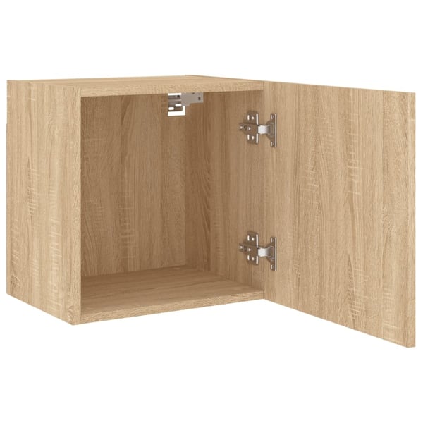 vidaXL Vegghengt TV-benk sonoma eik 40,5x30x40 cm konstruert tre