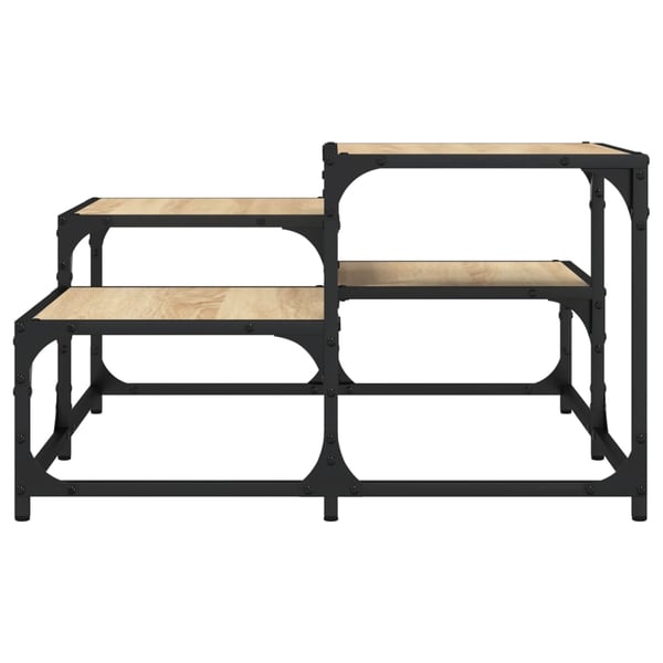 vidaXL Salongbord sonoma eik 68x68x40 cm konstruert tre
