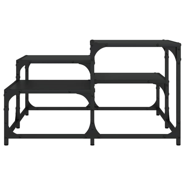 vidaXL sofabord 68x68x40 cm konstrueret træ sort