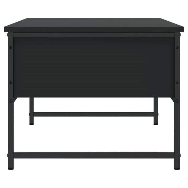 vidaXL Salongbord svart 101x49x39,5 cm konstruert tre