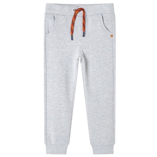 vidaXL Joggebukser for barn grå melert 92