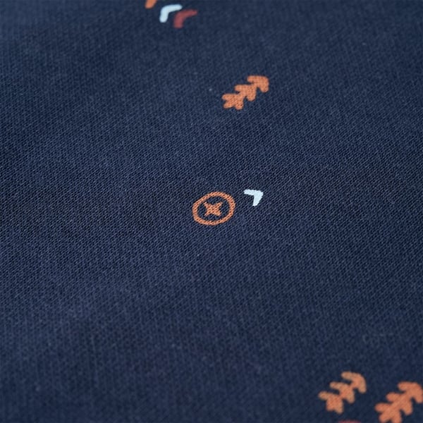 vidaXL Sweatshirt til børn str. 104 mørk blåmeleret
