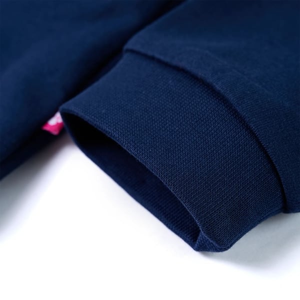 vidaXL Sweatshirt til børn str. 128 marineblå
