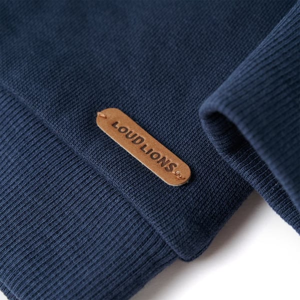 vidaXL Sweatshirt til børn str. 104 marinemeleret