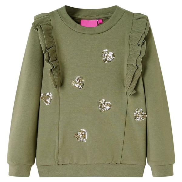 vidaXL Tröja för barn khaki 104