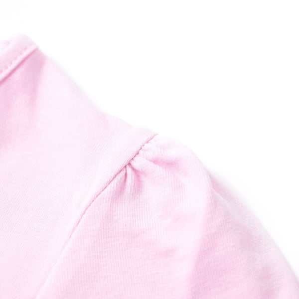 vidaXL T-shirt til børn str. 116 lyserød