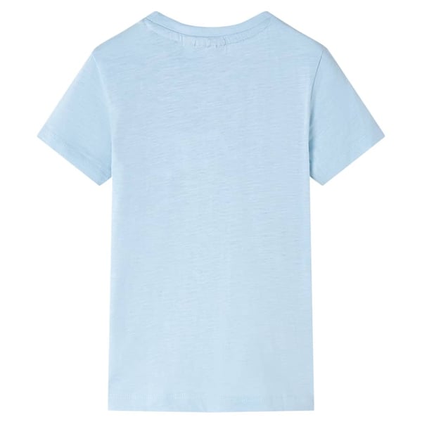 vidaXL T-shirt til børn str. 140 lyseblå